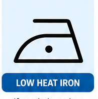 Low heat iron