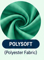 Polysoft polyester fabric swatch